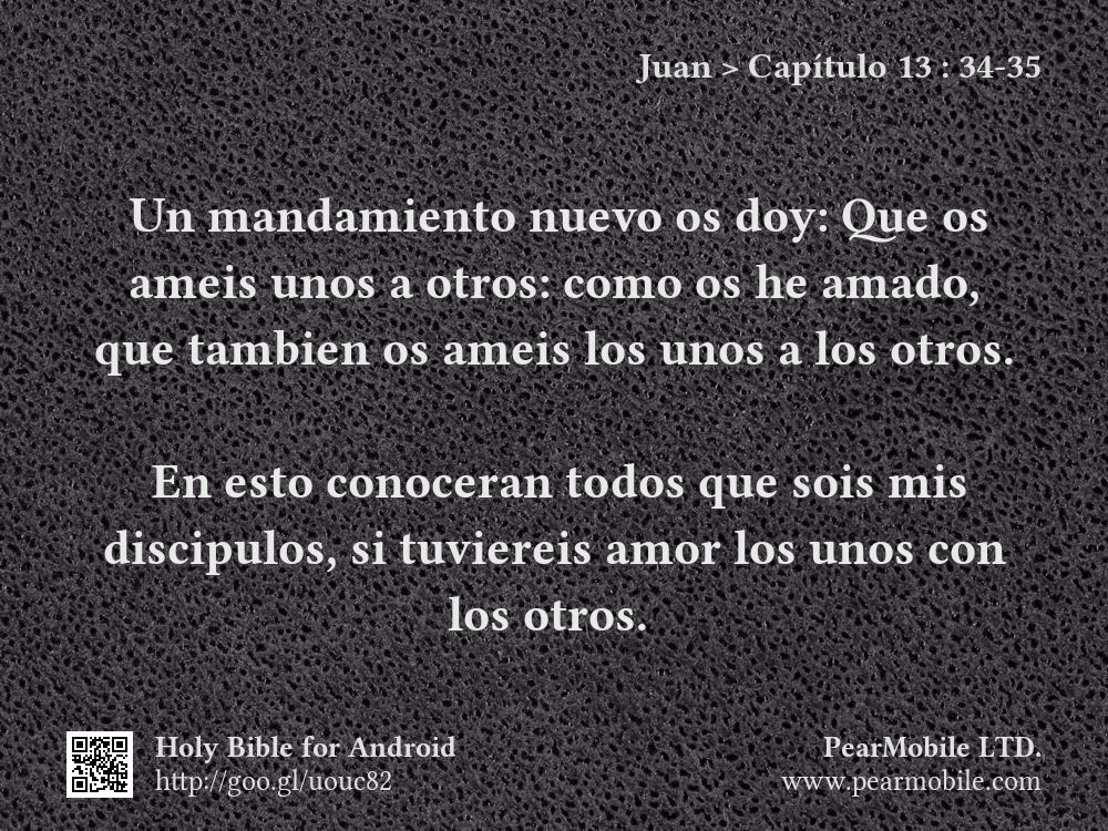 Juan, Capítulo 13:34-35